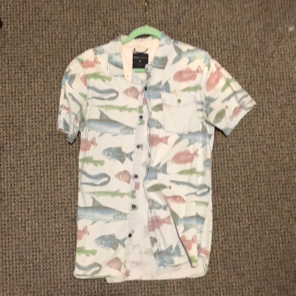 Button down fish shirt